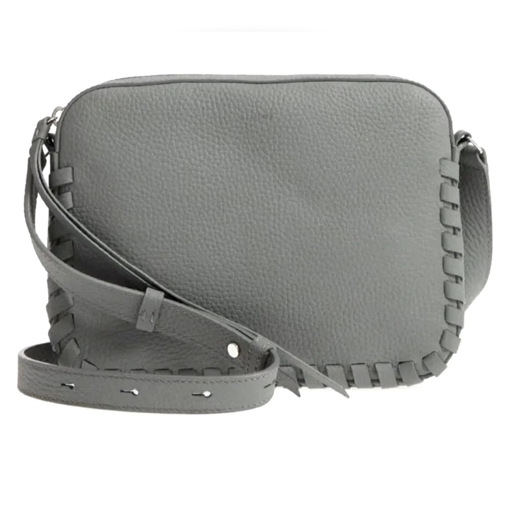 All Saints Kepi mini leather cross body bag camera bag preloved trendy luxe